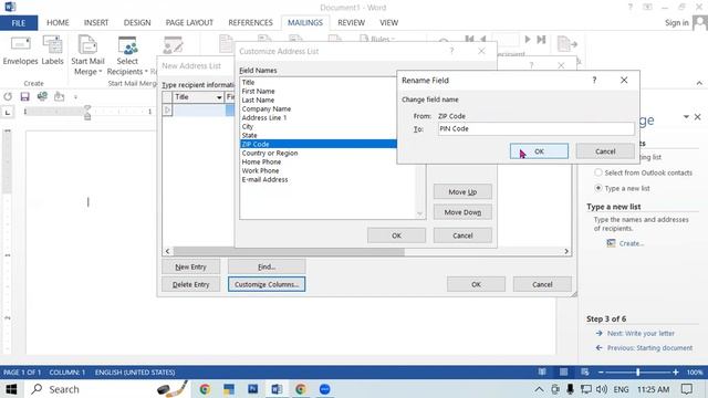 About Start Mail Merg in Mailing Tab | GIT Education смотреть онлайн