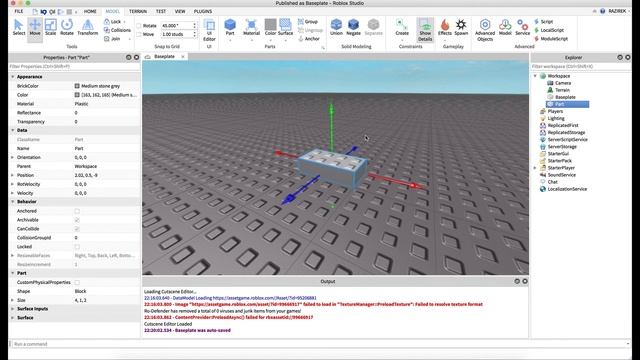Roblox Studio Introductory Series Tutorials - Learning the Basics смотреть онлайн