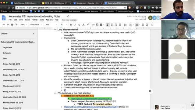 Kubernetes SIG Storage - CSI Implementation Workgroup 20180420 смотреть онлайн