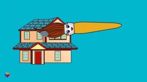 Учим цвета. Волшебная кисточка и оттенки белого, серого и чёрного. Мультик-раскраска для детей