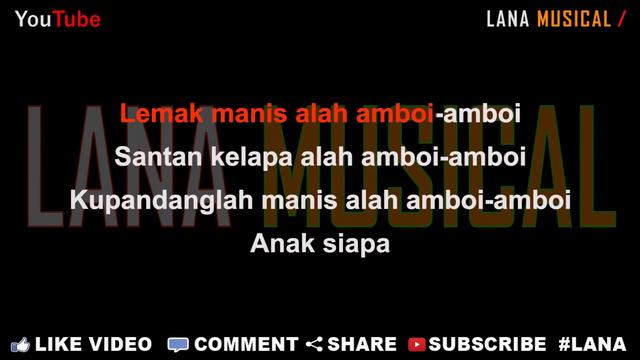 Roslan Madun - Lemak Manis [Karaoke] | LMusical смотреть онлайн