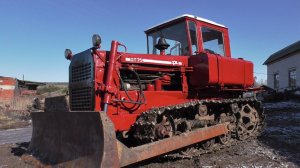 Толкаем навоз на ДТ 75 Бульдозер на которого можно положиться!