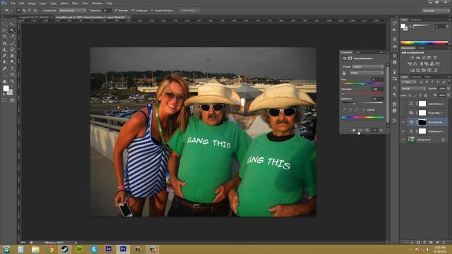 Photoshop CS6 Tutorial - 76 - Adding a Mask to Adjustment Layers смотреть онлайн