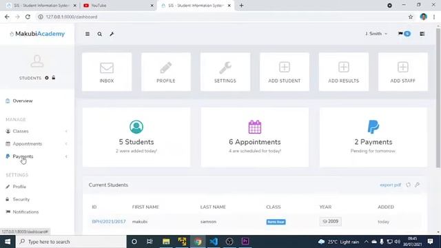 School Management System using python Django with PostgreSQL Database - Teaser смотреть онлайн