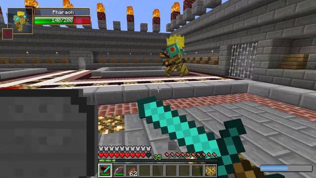 Minecraft Boss fight series Part 13 The Pharaoh from the Better Dungeons Mod смотреть онлайн
