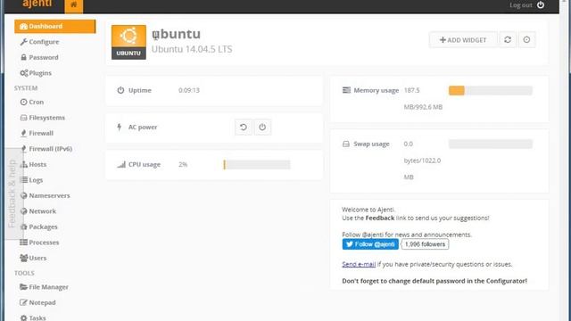 How To Install Ajenti Control Panel on Ubuntu 14.04 or Ubuntu 16.04 смотреть онлайн