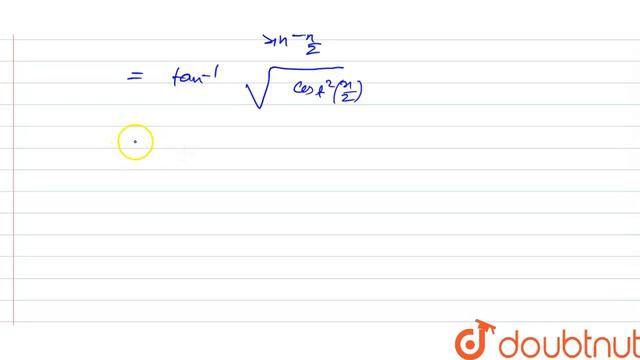 यदि `y=tan^(-1)sqrt((1+cosx)/(1-cosx)), तब (dy)/(dx)`= смотреть онлайн