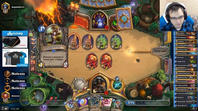 20 wins 3 losses to legend! | Secret hunter | The Boomsday Project | Hearthstone смотреть онлайн