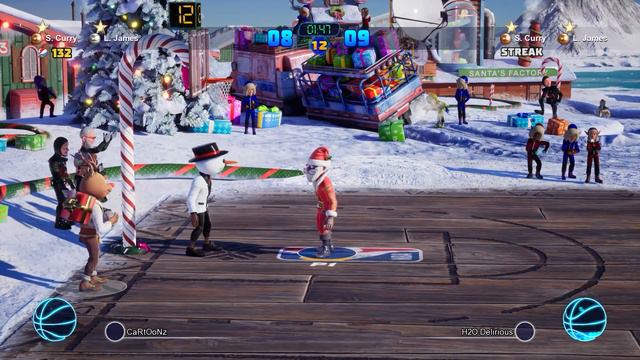 BALLIN' IN A WINTER WONDERLAND! | NBA 2K Playgrounds 2 (w/ H2O Delirious) смотреть онлайн