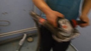 СНЯТИЕ КРАСКИ СО СТЕН ШЛИФМАШИНКОЙ часть 3