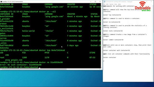 Docker commands for working with containers | Docker tutorial смотреть онлайн