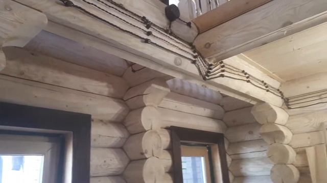Монтаж ретро проводки в деревянном доме (срубе). смотреть онлайн