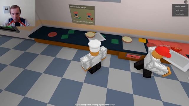 ГОТОВЛЮ БУРГЕРЫ В РОБЛОКС | Roblox Cook Burgers смотреть онлайн