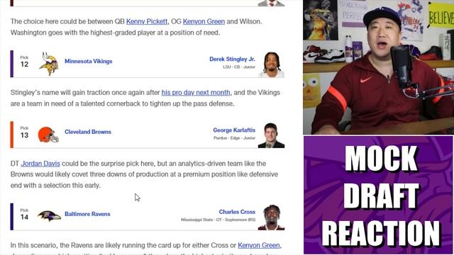 Reaction to Lance Zierlein's Mock Draft 2.0: Trade Shake Up the Top смотреть онлайн