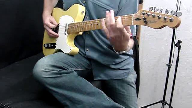 Fender Telecaster Vintage White Guitar Demo Korean Made. One Bad Ass Tele смотреть онлайн