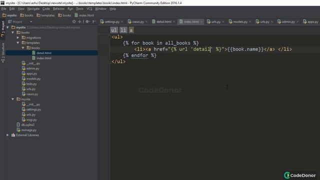 117. Removing The Hardcoded Urls in Django смотреть онлайн