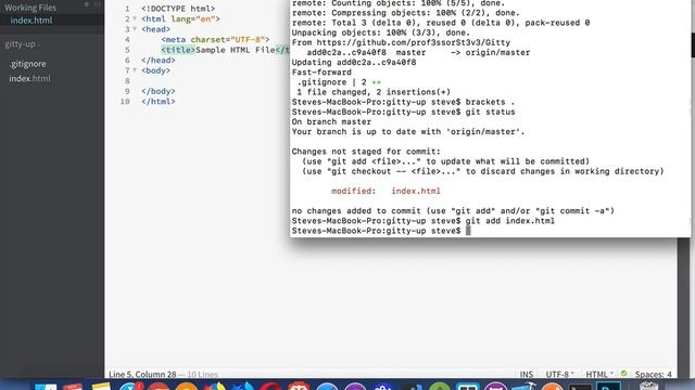 Learn Git - Uploading to GitHub from the CLI - Episode 4 смотреть онлайн