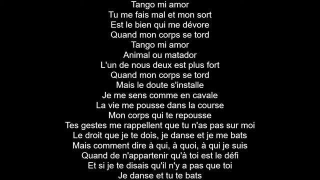 Tango mi amor Lara Fabian karaoke смотреть онлайн