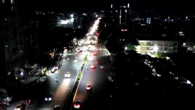 Night Aerial Shots by Sg907 max drone#Jones,Avenue#Fuente Osmeña,Cebu,City смотреть онлайн