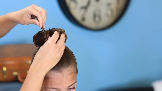 Pancaked Bun of Braids | Cute Girls Hairstyles смотреть онлайн