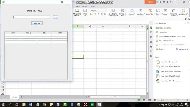 [DEMO] Import Excel Sheet to JTable смотреть онлайн
