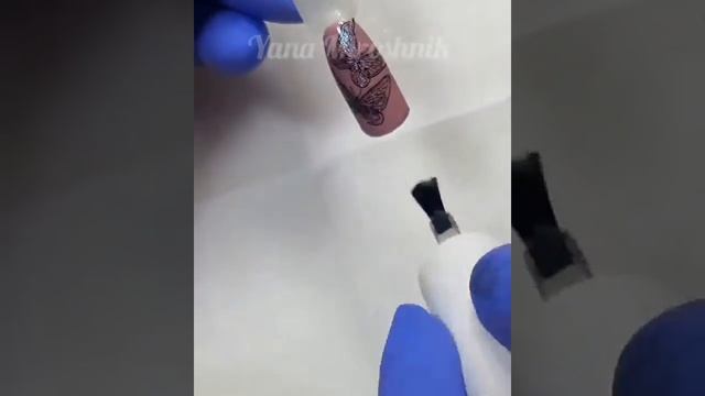 Маникюр бабочки с пигментами смотреть онлайн