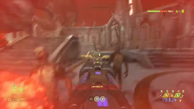 High gameplay with friends at background - DOOM ETERNAL смотреть онлайн