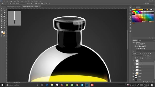 Lava Potion Game Asset Tutorial in Photoshop - full game design tutorial смотреть онлайн