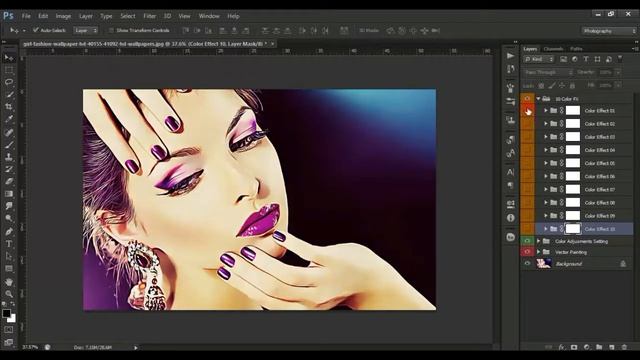 Soft Painting Photoshop Action Video Tutorial смотреть онлайн