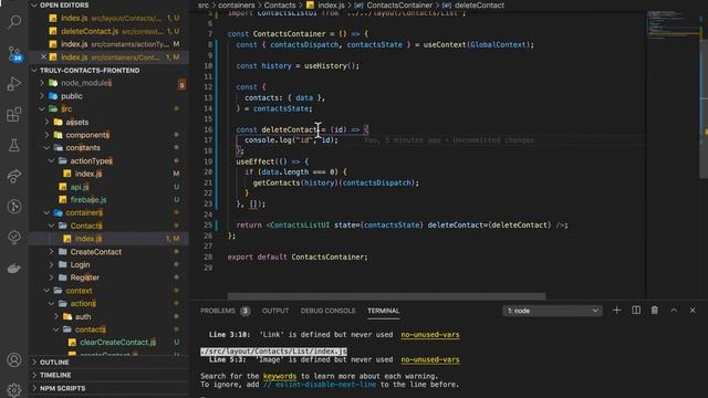 React Context API Tutorial. Deleting items from API and state. Tutorial #26 смотреть онлайн