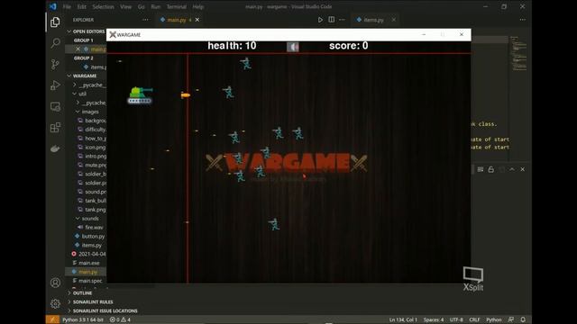 wargame in python with pygame - gameplay смотреть онлайн