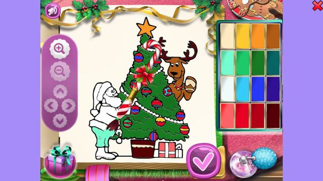 Наряжаем ёлку.(We decorate the Christmas tree). смотреть онлайн