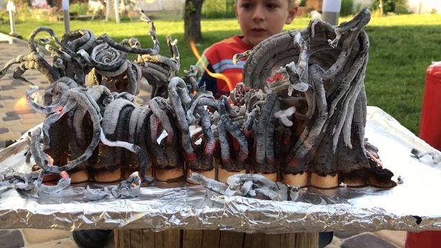 ФАРАОНОВА ЗМЕЯ ИЗ 500 ТАБЛЕТОК ГЛЮКОНАТА КАЛЬЦИЯ!!! Химический опыт смотреть онлайн