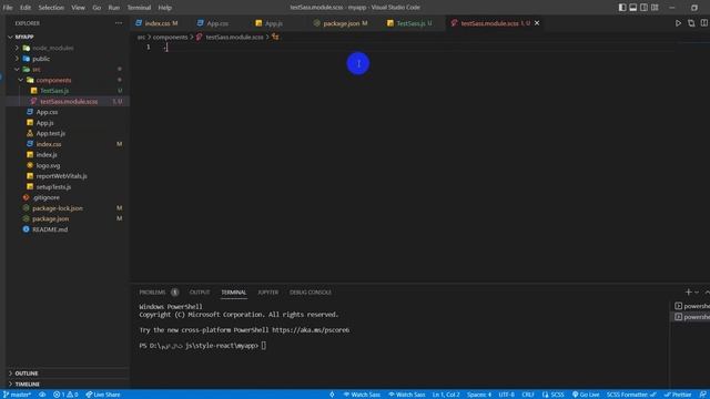 How to write sass code in React || ازاي تكتب كود sass داخل React смотреть онлайн