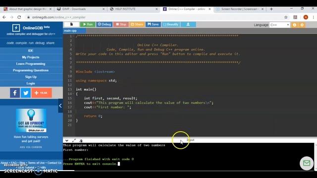 CPP Program01 смотреть онлайн