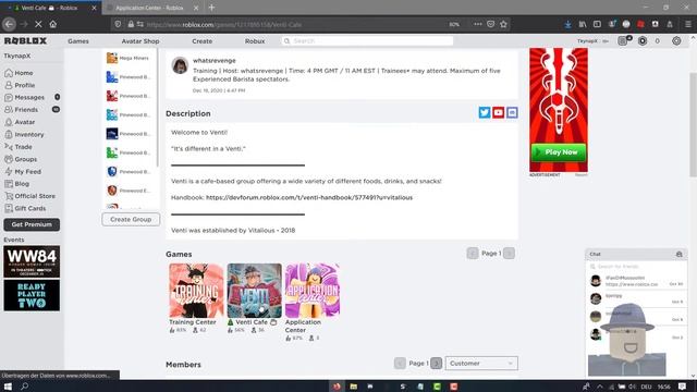 Venti Cafe Auto Rank Script || Roblox Exploiting #6 смотреть онлайн