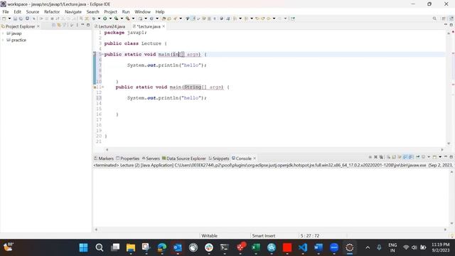 Can we overload public static void main(String args[]) in Java ? || V.V.I Interview Question . смотреть онлайн