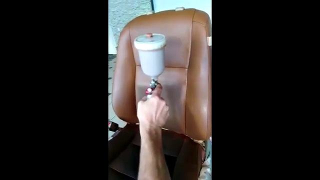 Покраска сидений автомобиля легко и быстро.Краска для кожи Catyur смотреть онлайн