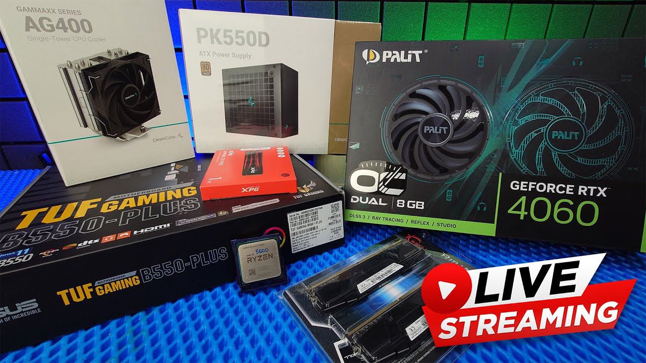 Сборка ПК онлайн. Бюджетный игровой ПК на RTX4060