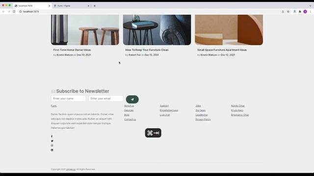 Figma to Bootstrap 5 Tutorial #9 (Furni) - Footer Section смотреть онлайн