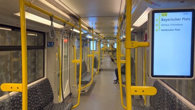 U-Bahn Berlin - Mitfahrt Im HK-Zug Auf Der U4