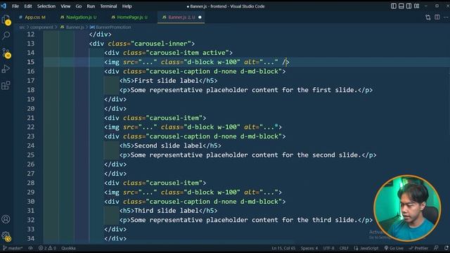 CAROUSEL SLIDER TINGGAL SAT SET..!! SLICING DESIGN FIGMA KE BOOTSTRAP || WEB E-COMMERCE EPS 9 смотреть онлайн