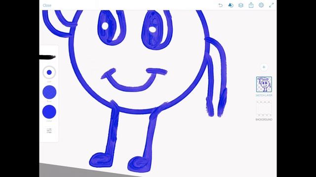 Drawing an orange man ( Adobe photoshop sketch) смотреть онлайн