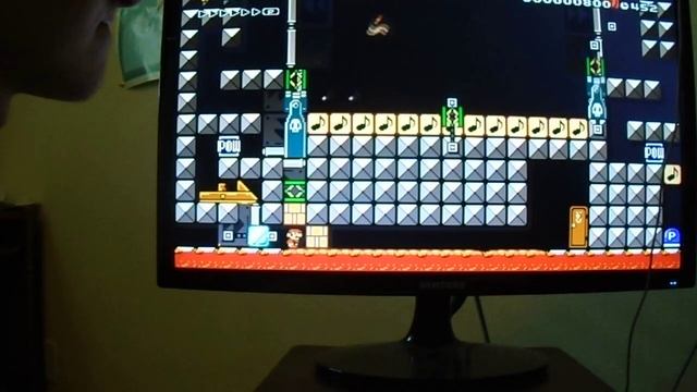 Super Mario Maker- AMAZING Pong Level! смотреть онлайн