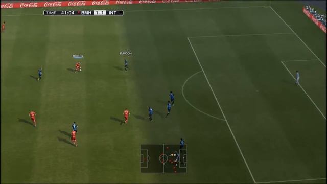 PES 2013 Demo: Bayern Munich vs Inter de Milan (2 - 1) смотреть онлайн