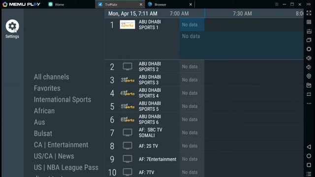 TiviMate On Limitless Iptv смотреть онлайн
