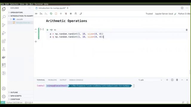 Numpy Introduction Part - 2 | Handy Numpy Utilities | Boolean Filtering | Arithmetic Operations смотреть онлайн