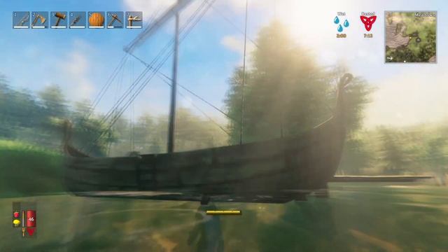 Valheim - How To Anchor Boat смотреть онлайн