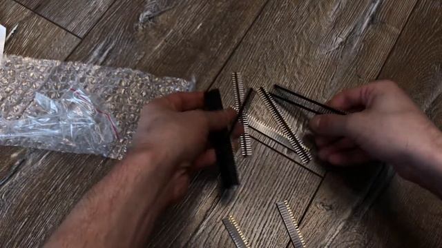 2.54mm pin haders and sockets single-row - Aliexpress unboxing (Quick Look) смотреть онлайн