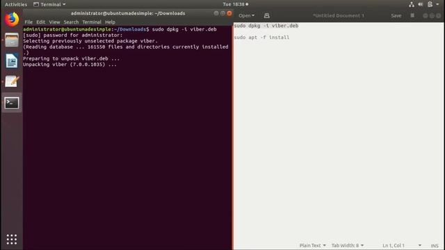 How to install Viber on Ubuntu 18.04 смотреть онлайн